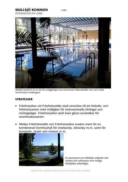 FRILUFTSLIV - TURISM - Mullsjö kommun