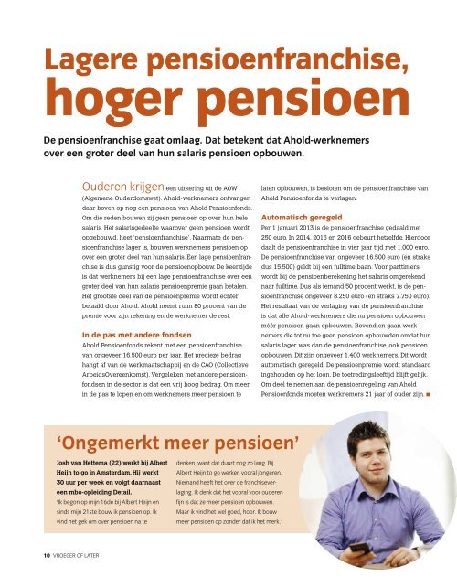 Maart 2013 - Ahold Pensioenfonds