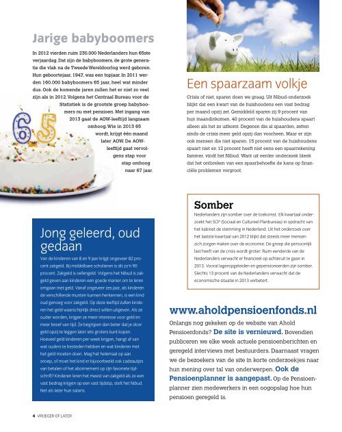 Maart 2013 - Ahold Pensioenfonds