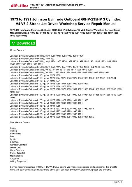 1973 to 1991 Johnson Evinrude Outboard 60HP-235HP 3 Cylinder,.pdf