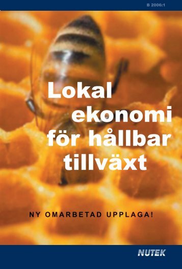 Lokal ekonomi för hållbar tillväxt - Hela Sverige ska leva