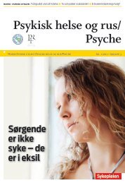 Psykisk helse og rus/ Psyche - Psykiatriska Riksföreningen