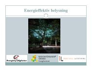 Energieffektiv belysning