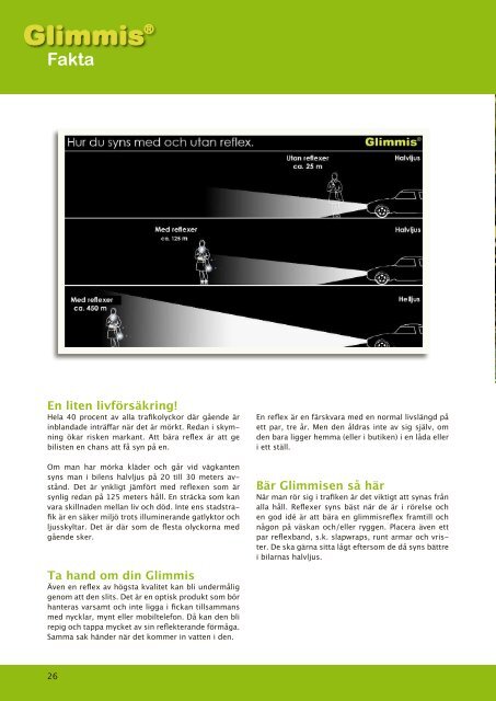 Reflexen som syns Katalog 2011 – 2012 - Glimmis