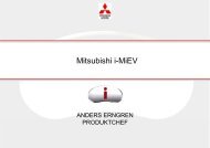 Mitsubishi, Anders Erngren