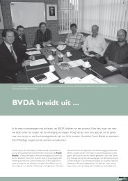 BVDA breidt uit