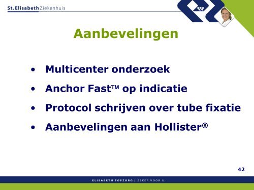 Tube fixatie - Topics in Intensive Care