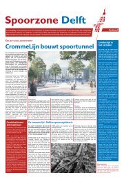 CrommeLijn bouwt spoortunnel - Spoorzone Delft