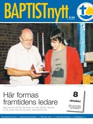 Här formas framtidens ledare - Svenska Baptistsamfundet