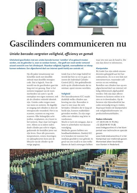 Flow magazine najaar 2009 - Linde Gas Benelux