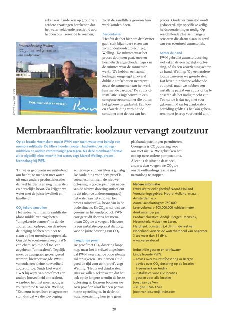 Flow magazine najaar 2009 - Linde Gas Benelux