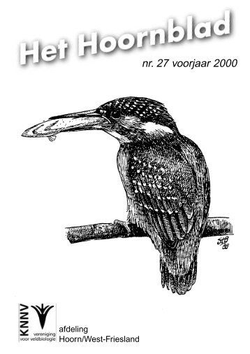 Het Hoornblad nr. 27 voorjaar 2000 - KNNV afd. Hoorn/West-Friesland