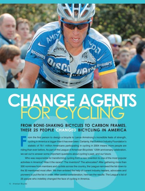 CHANGE AGENTS For Cycling - Wheeling Wheelmen Bicycle Club