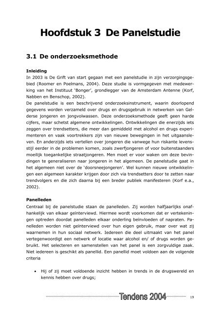 Volledig rapport Tendens - IrisZorg