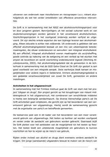 Volledig rapport Tendens - IrisZorg