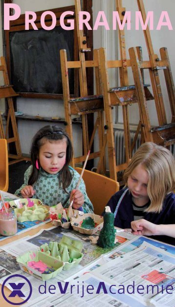 cursusboekje 2012/2013 - de vrije academie