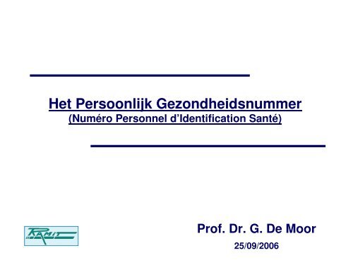 Het Persoonlijk Gezondheidsnummer