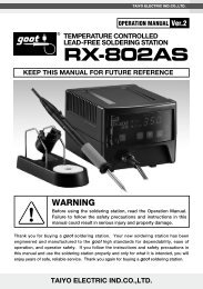 Download Manual for RX-802AS