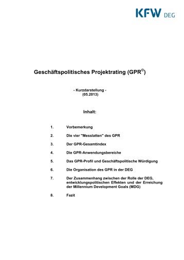 Ausführliche GPR-Darstellung (PDF, 360 KB) - DEG