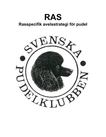 Rasspecifik avelsstrategi för pudel - Svenska Pudelklubben