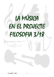 LA MÚSICA DINS DEL PROGRAMA FILOSOFIA 3/18 - GrupIREF