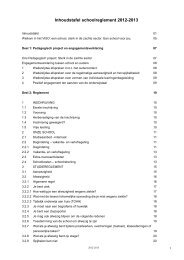 Inhoudstafel schoolreglement 2012-2013 - Viso Roeselare