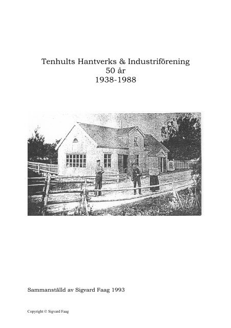 Tenhults Hantverks & Industriförening 50 år 1938-1988 - Tenhult.nu