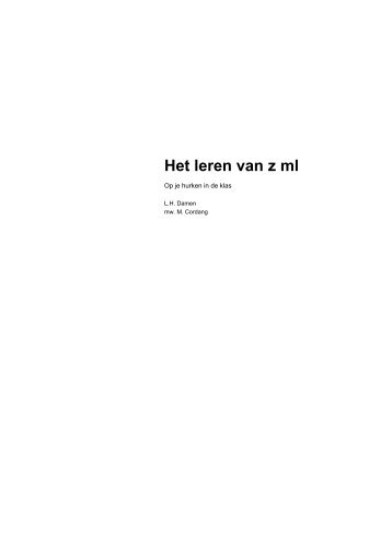 Het leren van zml.pdf - SLO Document Repository