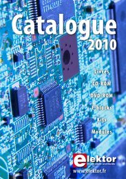 Catalogue Elektor 2010 - ELEKTOR.fr