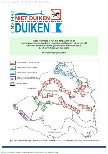 Nederlandse Onderwatersport Bond > Duiken in Nederland > De ...