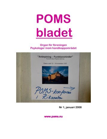 Nummer 1 2008 - POMS