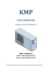 Manual för KMP 9kW