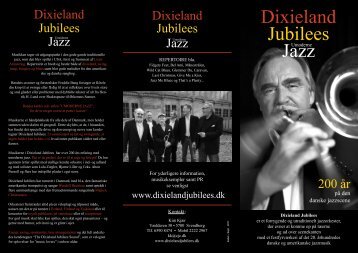 Dixieland Jubilees, Brochure, Dansk 2011