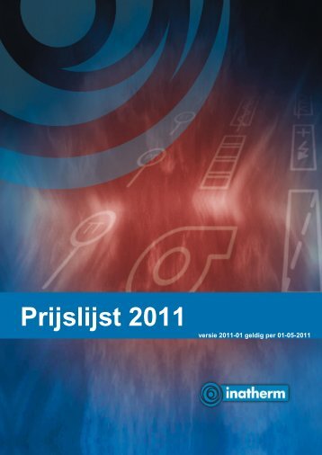 Prijslijst 2011 - Inatherm