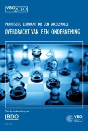 brochure overdracht van een onderneming - Bdo.be