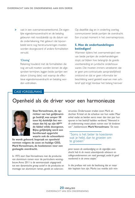 brochure overdracht van een onderneming - Bdo.be