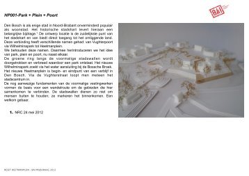 HP001-Park + Plein + Poort - Bosch Architectuur Initiatief