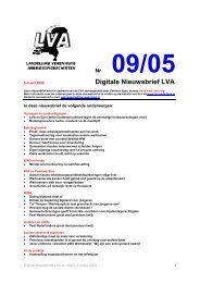 Digitale Nieuwsbrief LVA - Bakkerij Heerschap