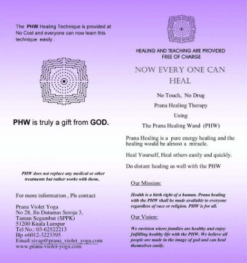 Brochure - Prana Violet Healing