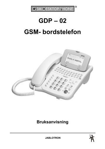 GDP – 02 GSM- bordstelefon - ipfon.fi