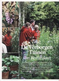 De verborgen tuinen van Rotterdam verborgen tuinen van rotterdam