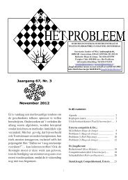 November - Schaakvereniging Het Probleem