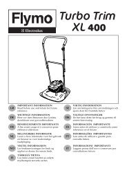 OM, Flymo, Turbo Trim XL400, 96385045900, 2003-10, Lawn ...