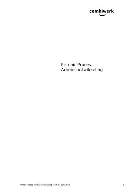 Primair Proces Arbeidsontwikkeling