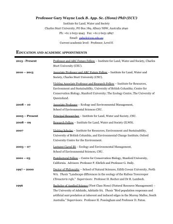 Abbreviate phd resume