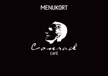 MENUKORT - Conrad Café