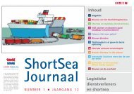 Journaal Logistieke dienstverleners en shortsea ... - Online Publisher