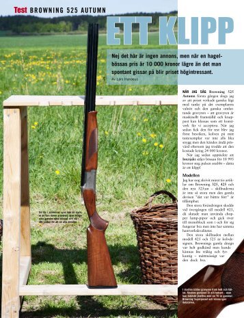 Browning 525 Autumn • Ett Klipp 4/2010 - Gyttorp