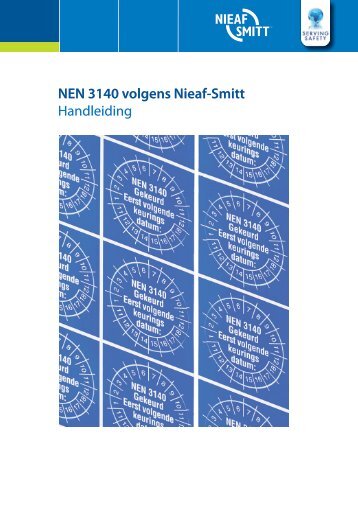 NEN 3140 volgens Nieaf-Smitt Handleiding - Mors Smitt