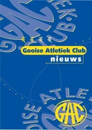 het gac - Gooise Atletiek Club
